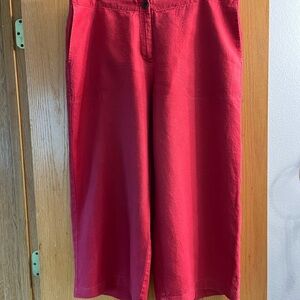 J.Jill Linen Cropped Pants